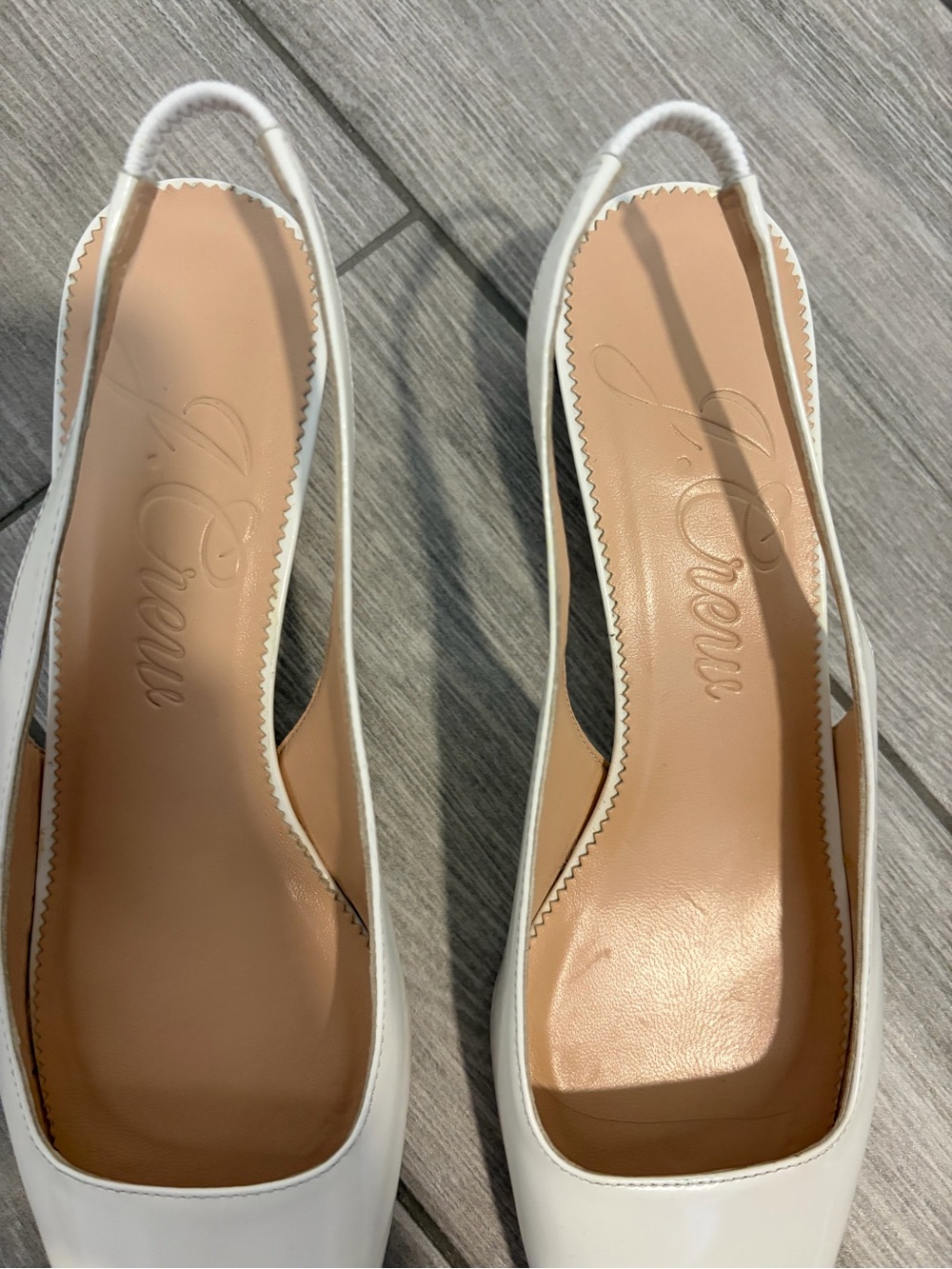 J. Crew White Slingback Pumps - NWOT - Picture 2 of 5